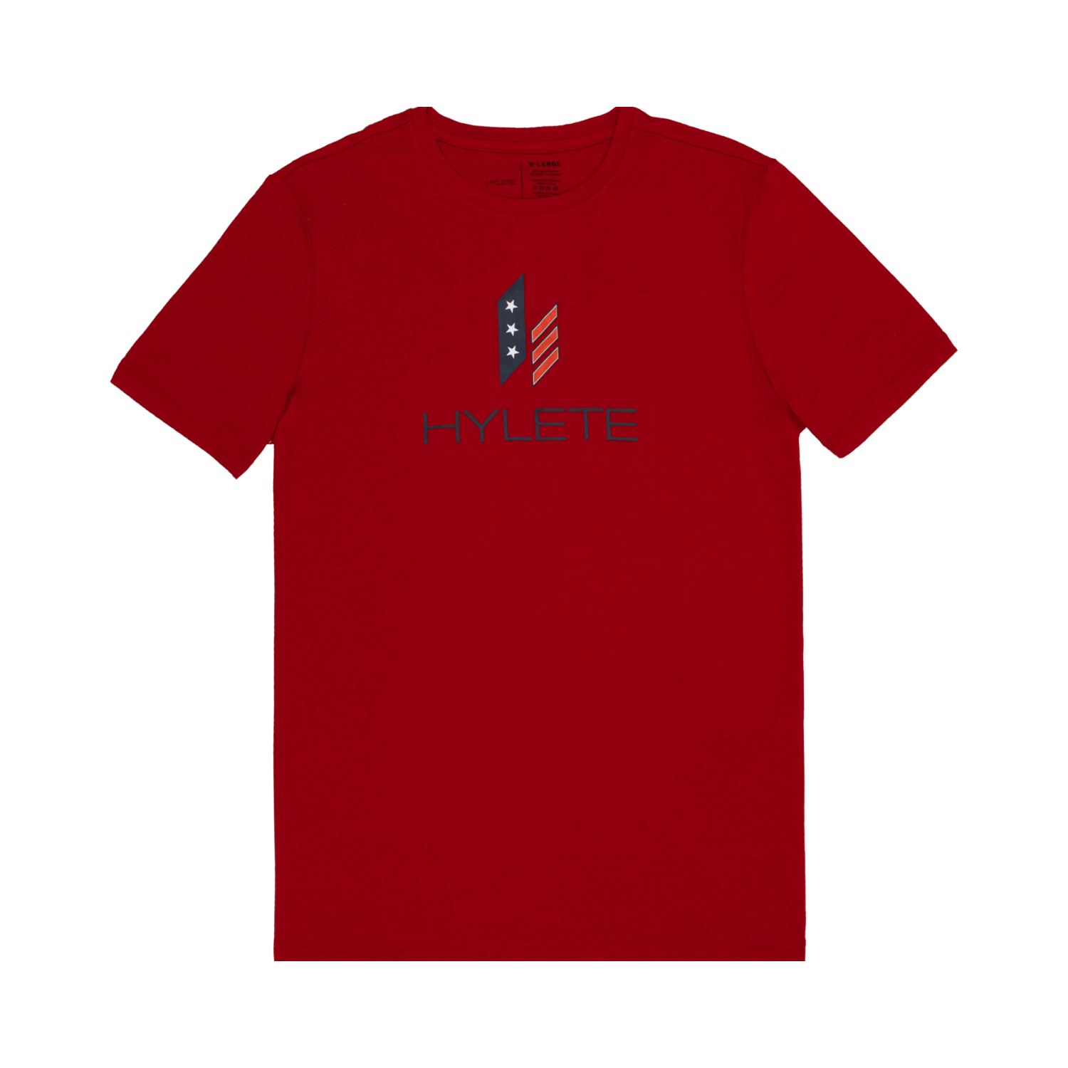 Stacked Nation HY-Blend Crew Tee Crimson Red